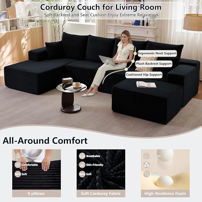 135" Modular Sectional Sofa - Image 3