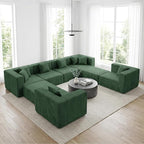 MONVANE Modular Sectional Sofa, Oversized 8 Seat Convertible U Shaped Couch - Image 7