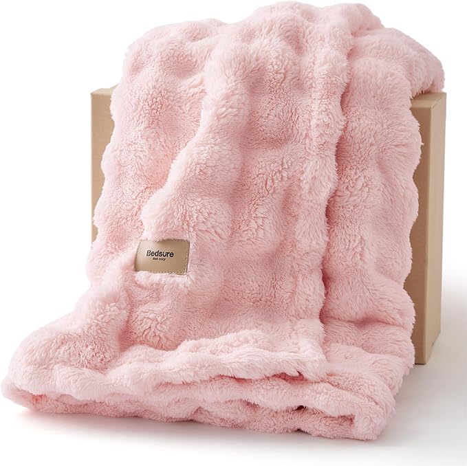 Bedsure 3D Fleece Bubble Blanket by Unknown