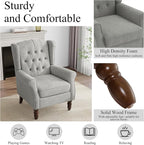 Pia Ricco High Back Floral Accent Chair - Image 4