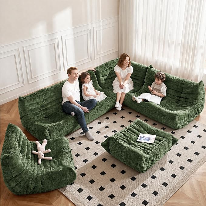 Bean Bag Chair, Memory Foam Bean Bag Chairs - Image 2