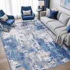 RELEANY Washable 5'x7' Abstract Area Rug by RELEANY
