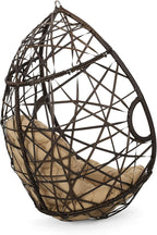 Christopher Knight Home Isaiah Indoor/Outdoor Wicker Tear Drop Hanging Chair - Image 8