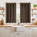 YoungsTex Short Linen Curtains 45 Inch Length - Image 2