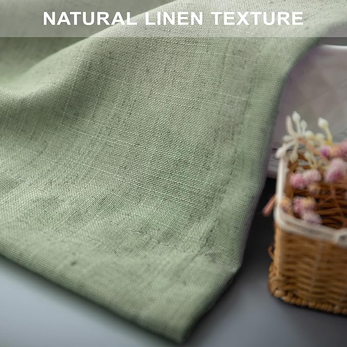 Pitalk Sage Green Curtains 102 Inches Long - Image 8