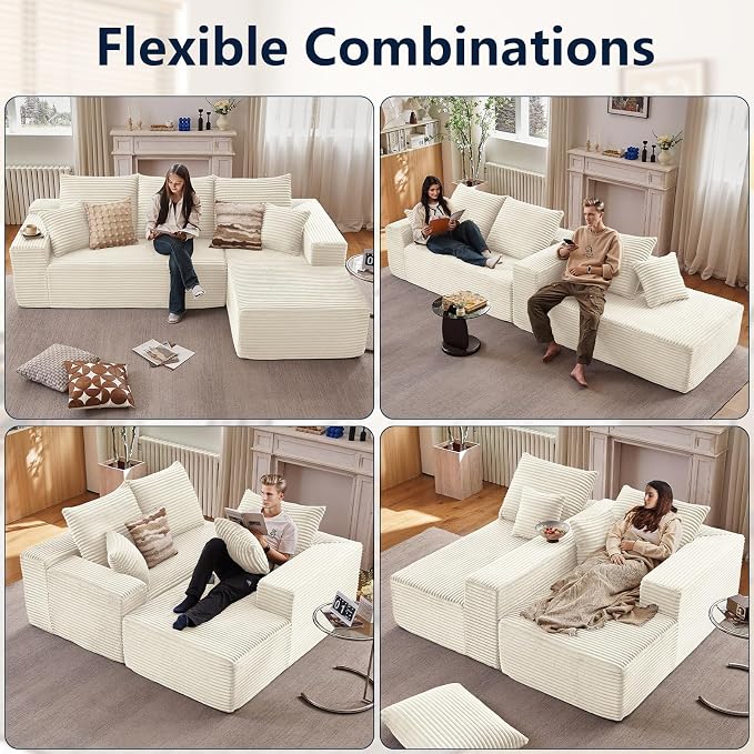 107.5" Modular Sectional Sofa - Image 3