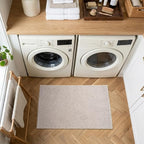 2x3 Oatmeal/White Area Rug Washable Non-Slip Soft - Image 4