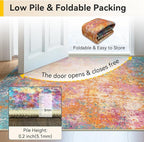 RELEANY Washable 6'x9' Abstract Area Rug - Image 7