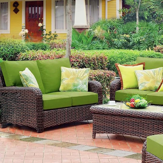 Sqodok Outdoor Cushion Covers 21x19 inch, Wicker Chair - Image 3