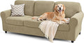SUBRTEX 7 Pieces Stretch Sofa Slipcover Sets Couch Cover Sets Backrest Cushion by Subrtex