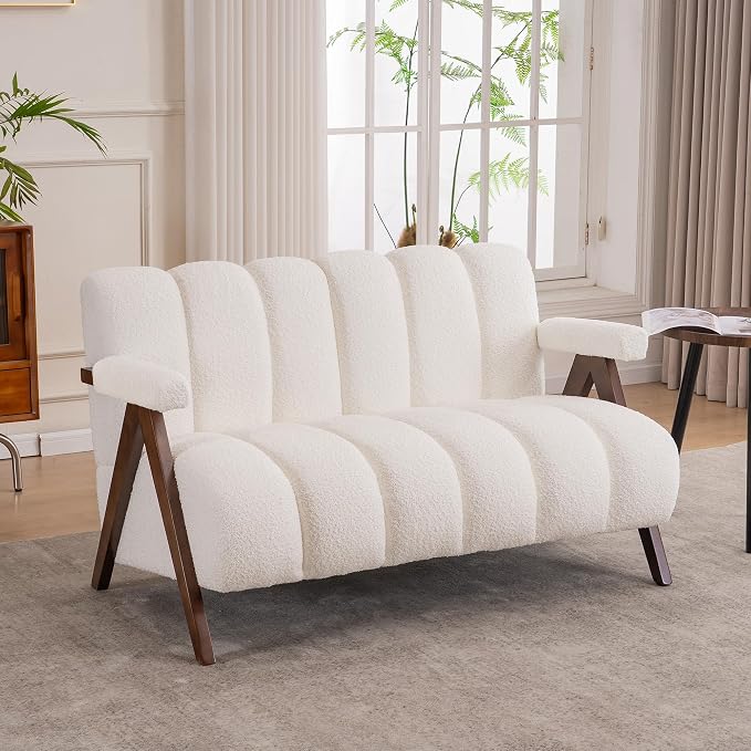 Mid Century Modern Accent Chair Loveseat Sofa by DRKAT