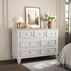 IDEALHOUSE 7 Drawer Dresser, Large Wooden Storage Chest of Drawers - Image 4