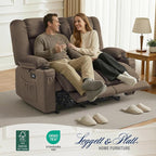MCombo 55.9" Zero Gravity Power Loveseat Recliner - Image 4