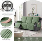 TAOCOCO 100% Waterproof Recliner Sofa Cover, Non Slip Split Couch Covers - Image 4