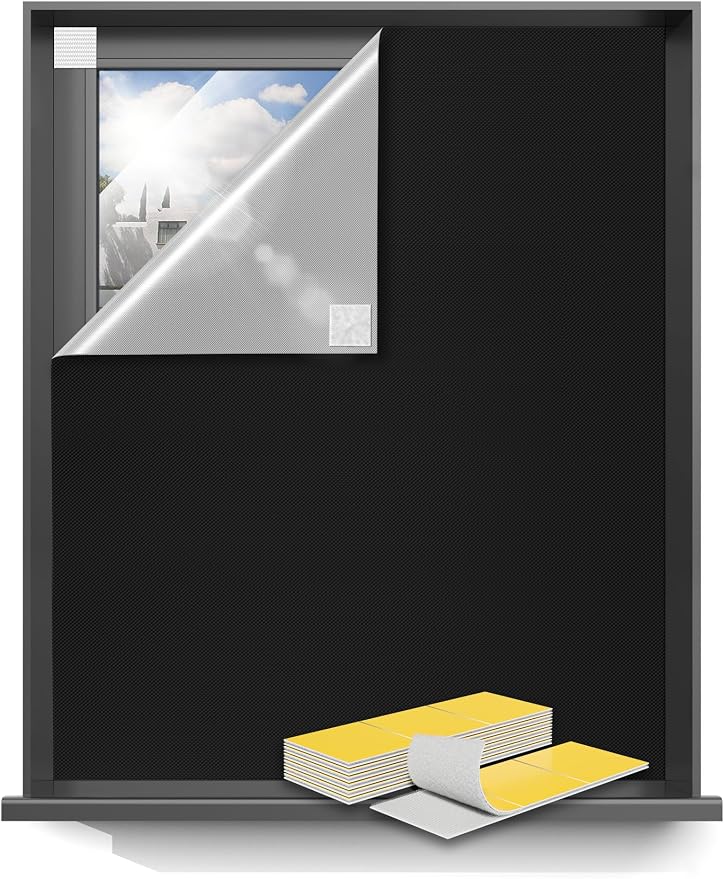 75"x60" Portable Blackout Curtains Blinds - Image 8