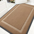 OLANLY Front Door Mat Outside 59x34, All-Season Heavy-Duty Rubber Doormat | by OLANLY