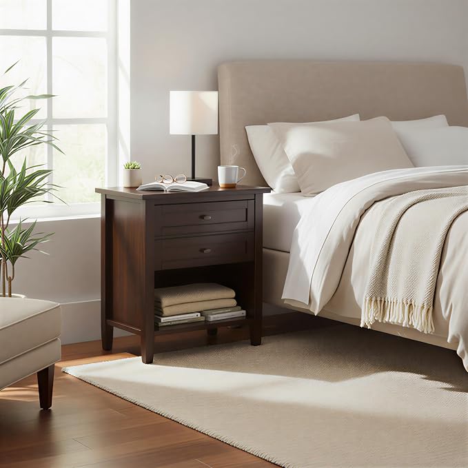 SIMPLIHOME Warm Shaker Nightstand - Image 12