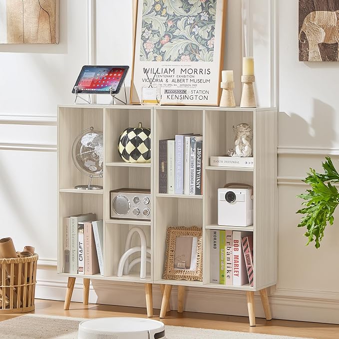 LEYAOYAO 5 Cube Bookshelf 3-Tier Bookcase - Image 5