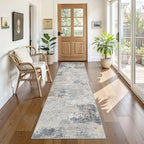 UERMEI 2x8 Washable Runner Rug for Hallway, Non Slip Low Pile Kitchen Carpet - Image 2