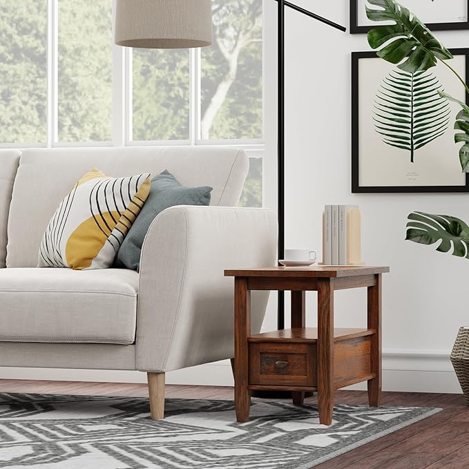 SIMPLIHOME Warm Shaker End Table - Image 2