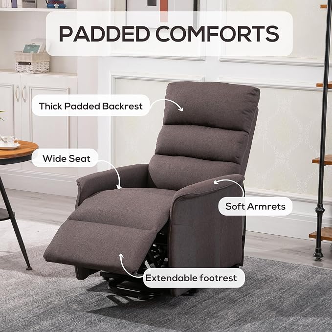 HOMCOM Power Lift Recliner Chair - Image 6