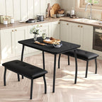 Dining Table for 4, 3-Piece Kitchen Table Set for 4 - Image 4