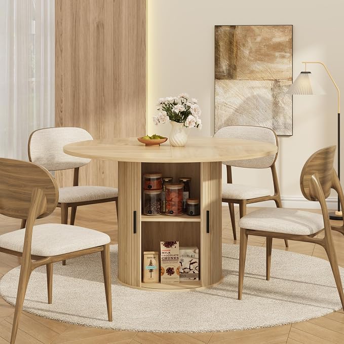 GarveeHome 47'' Round Dining Table - Image 7