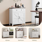 Semiocthome Farmhouse Sideboard Buffet Cabinet - Image 6