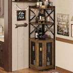 JKsmart Corner Bar Cabinet - Image 7