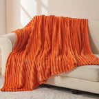 NEWCOSPLAY Fleece Ribbed Cozy Twin Blanket - Image 3
