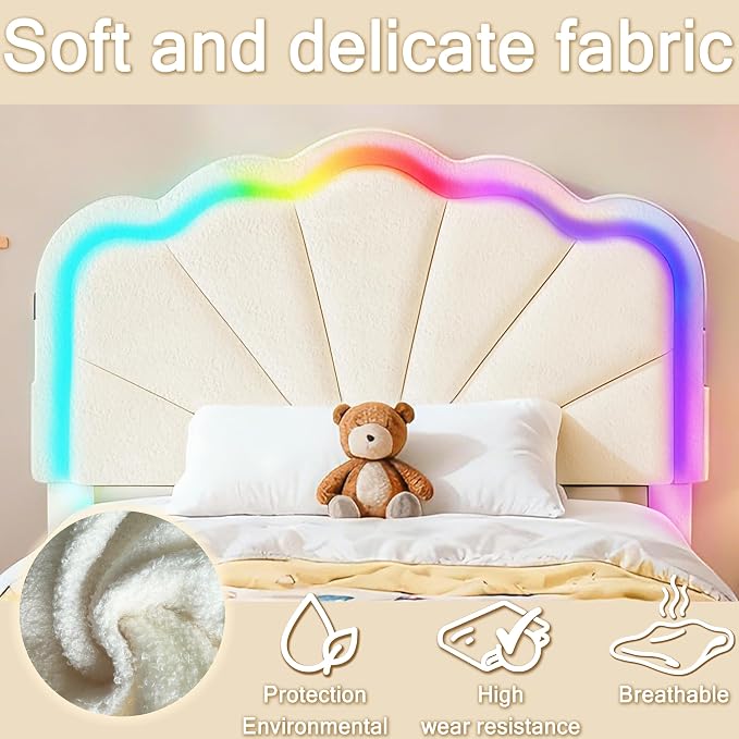Twin Multifunctional Upholstered Bed，Children’s Bed - Image 4