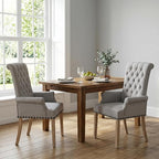 Modern Upholstered Fabric Dining Chairs Set of 2, Accent Chairs by JYFN