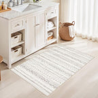 cotiled Washable 3x5 Entryway Rugs: Boho Moroccan Soft Small Rug | Solve Modern - Image 6