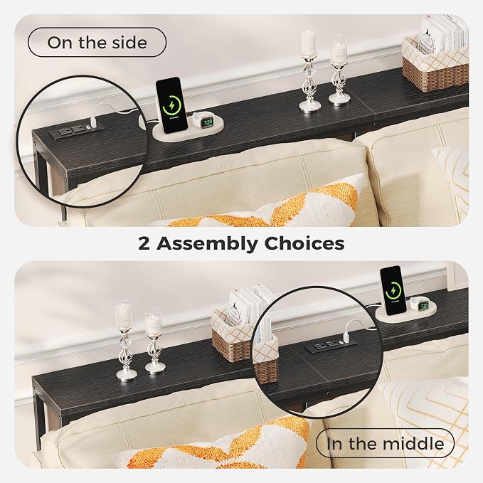 SUPERJARE 70 Inch Console Table - Image 7