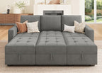 HONBAY Modular Sectional Couch Sleeper Sofa Bed - Image 5