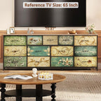 Tohomeor Dresser for Bedroom Chest of Drawers Fabric Dresser for Closet - Image 4