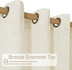 Short Linen Sheer Curtains 54 inch Length - Image 3