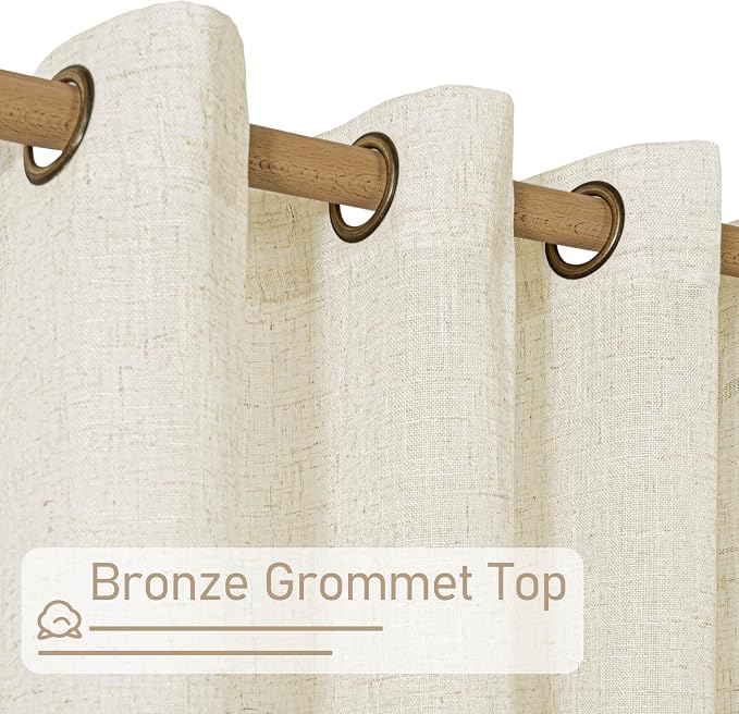 Linen Sheer Curtains 72 Inches Long - Image 3