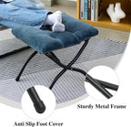 15" Folding Ottoman, Foldable Footrest Stool, Portable Small Foot Stool - Image 7