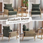 Karl home Cozy Chenille Accent Chair - Image 5