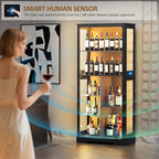 Gurexl Modern Glass Display Cabinet - Image 5