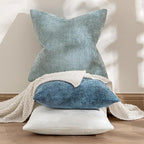 MIULEE Decorative Couch Throw Pillow Covers 20x20 Inch Coastal Blue 2 Pack | - Image 4