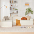 Weture 107" Modular Sectional Cloud Couch, Boneless couches Sponge sectionals by Weture