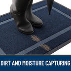 OLANLY Front Door Mat Outside 59x23, All-Season Heavy-Duty Rubber Doormat | Blue - Image 5