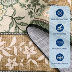 GarveeHome Leaves Floral Area Rug - Image 5