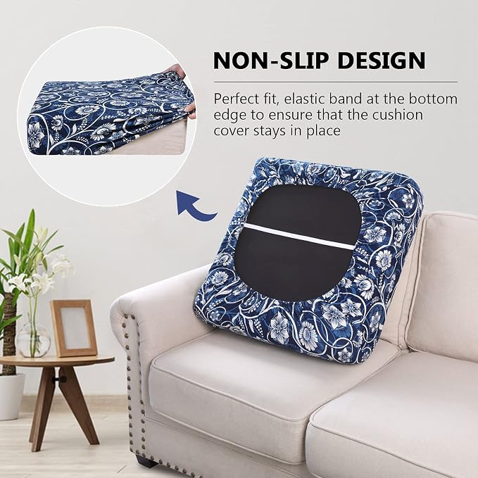 Printed Couch Cushion Covers, Sofa Covers Washable - Image 3