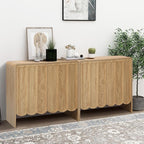 ORRD Sideboard Buffet Cabinet Set of 2, Accent Storage Cabinet by ORRD