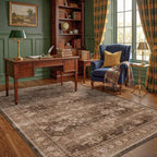Boho Taupe Brown 5x7 Living Room Rug - Image 9