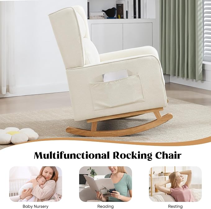 HCHAIRH Nursery Rocking Chairs, Rocking Chair Nursery - Image 7