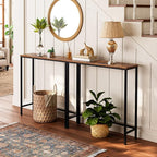 HOOBRO Narrow Console Table, 29.5" Small Entryway Table, Thin Sofa Side Display - Image 2